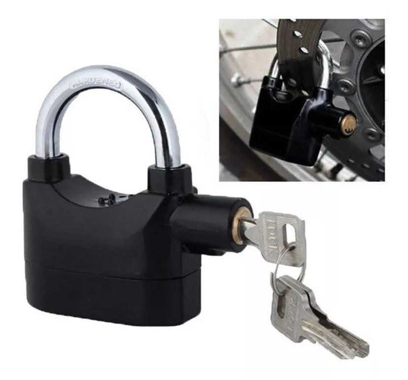 Candado Con Alarma Para Moto